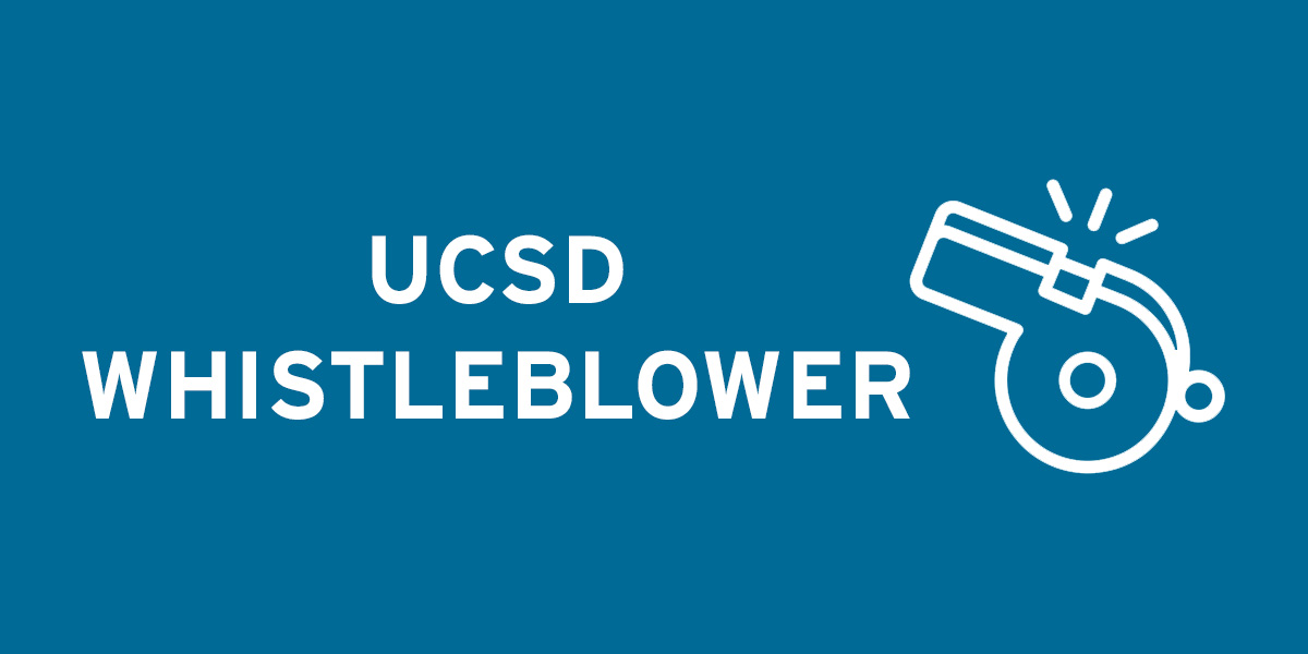 UCSD Whistleblower